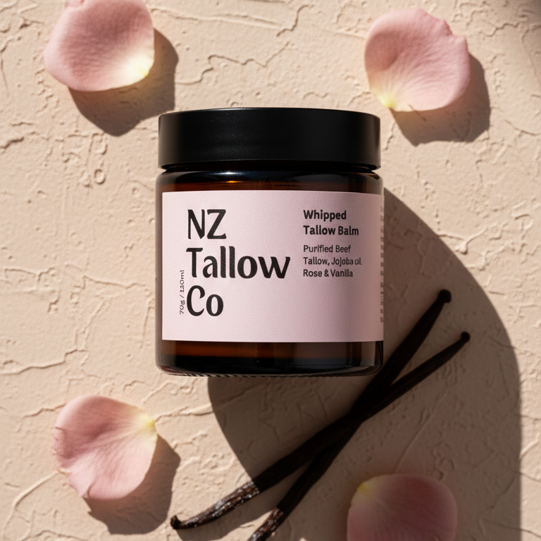 Rose & Vanilla Tallow Balm
